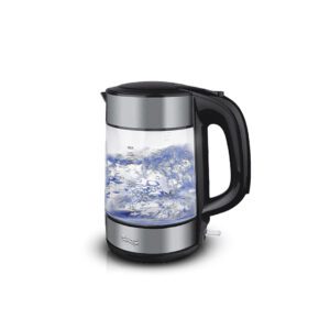  سخان ماء زجاج سعة 1.7 لتر، 2200 واط نوع دي اس بي